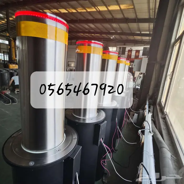 مصدات هيدروليكية مصدات اسطوانية حواجز مواقف هيدروليك عامود 0