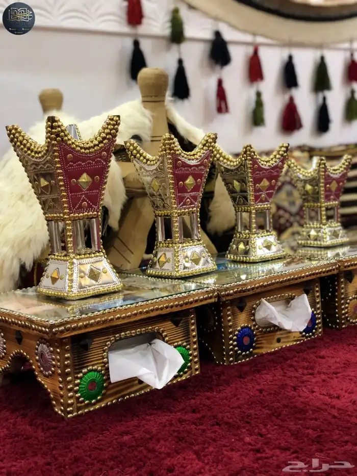 مباخر حائلية من خشب الاثل الطبيعي جمله 9