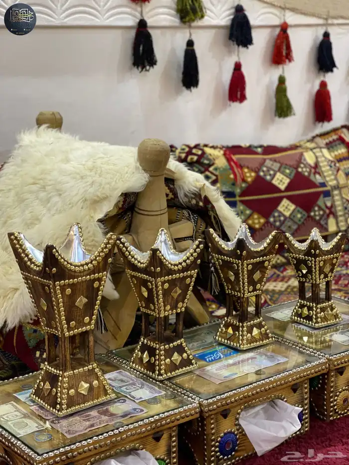 مباخر حائلية من خشب الاثل الطبيعي جمله 5