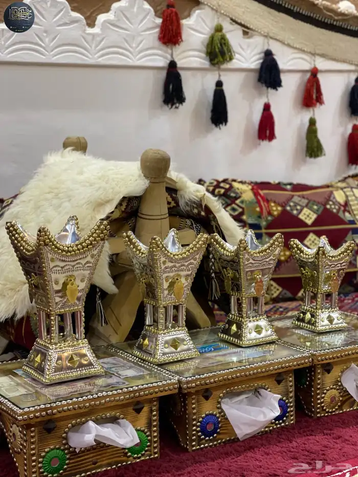 مباخر حائلية من خشب الاثل الطبيعي جمله 3