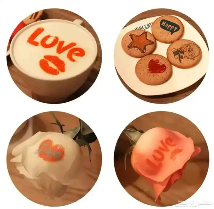 الة الرسم والطباعة على القهوة 1