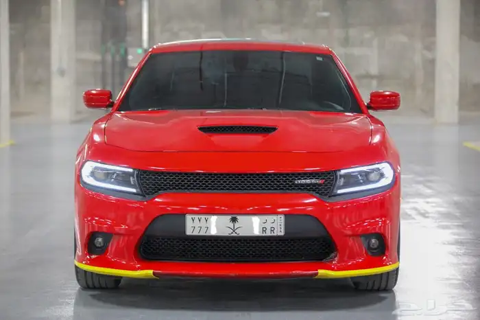 تشارجر 2022 RT احمر ناري بحالة ممتازه 0