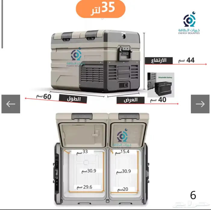 ثلاجات البيكول بميزة باب منفصل مقاس 55 لتر و45 لتر و35 لتر 2