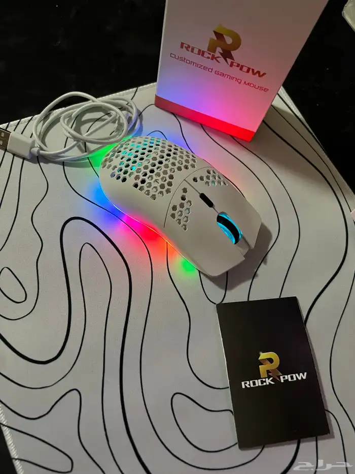 gaming mouse ROCKPOW 2.4Ghz wirless used for one day only 2