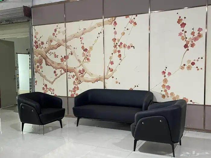 مودرن أحدث فخم مكتب طقم مع دولاب مكتبي كنبه و كراسي فخم جلد 12