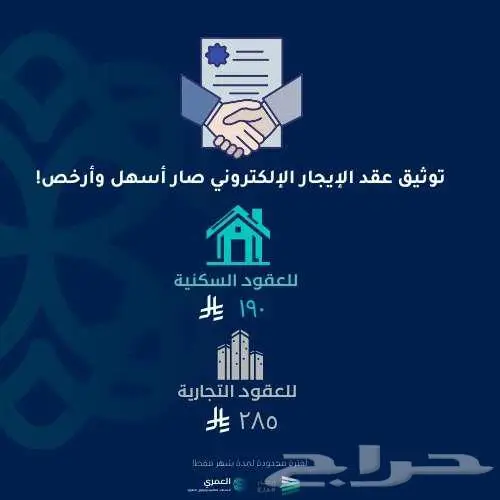 عقد ايجار الكتروني ارخص واسهل 0