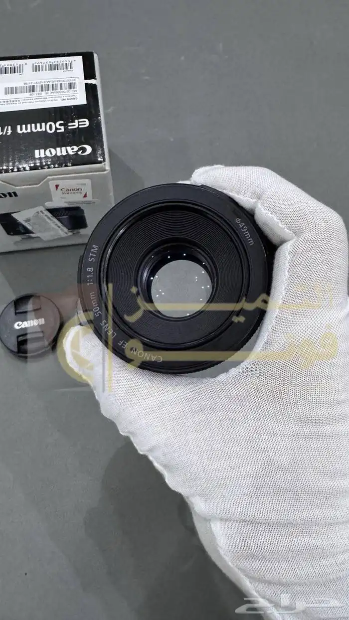 ( تم البيع ) عدسة كانون 50mm فتحة 1.8 3