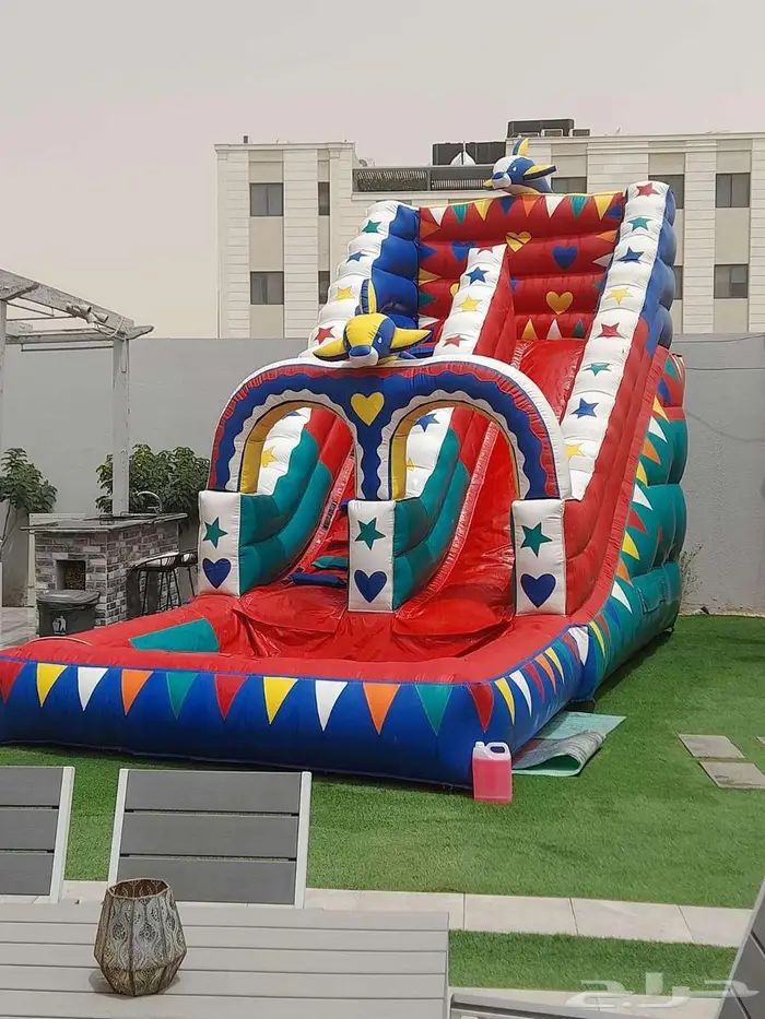 اجار نطيطات زحليقه مسبح ملعب صابوني حفلات 0