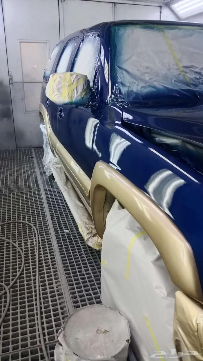 سمكرة بوية رش الفرن بوية الماني 4