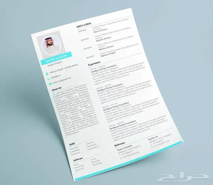سيرة ذاتية باللغتين ب30 ريال للتوظيف 3