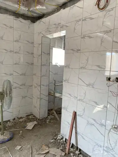 شغل مقاولات سرميك برسلان حمام مسورات ديران شغل ليزر جهاز 6
