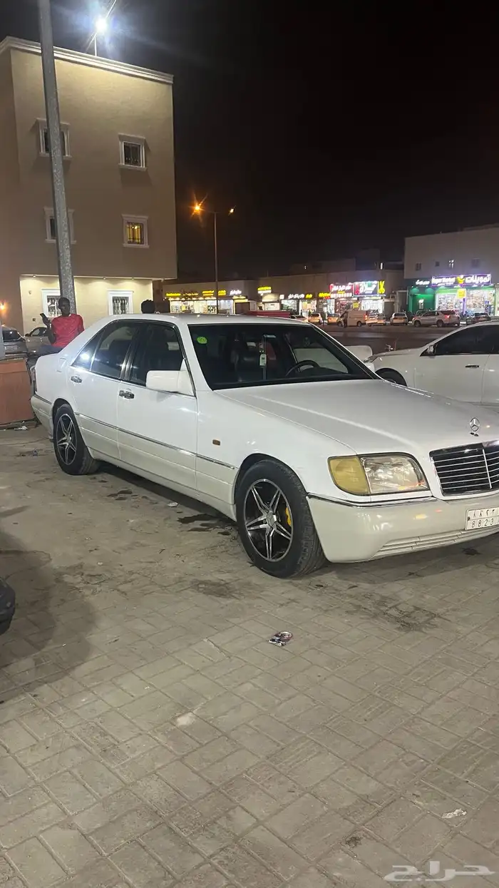 مرسيدس شبح S320 1994 ابيض 4