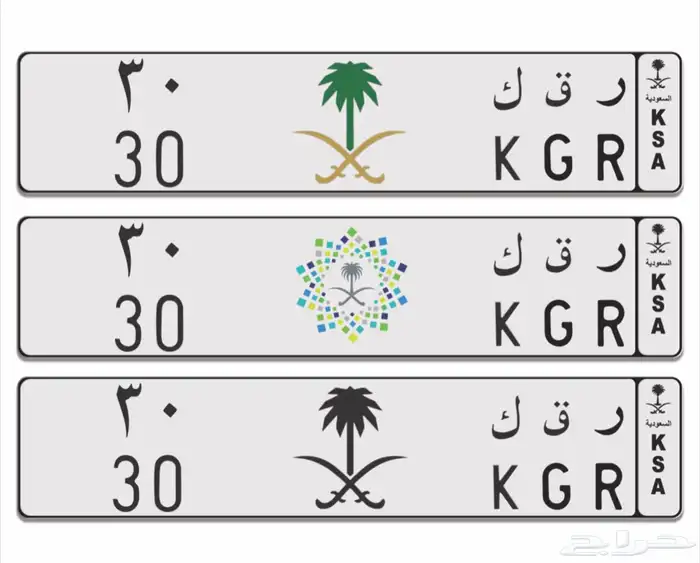 لوحه خصوصي ر ق ك 30 0