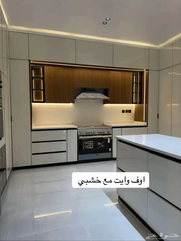 تفصيل مطبخ صاج المنيوم خشب 5