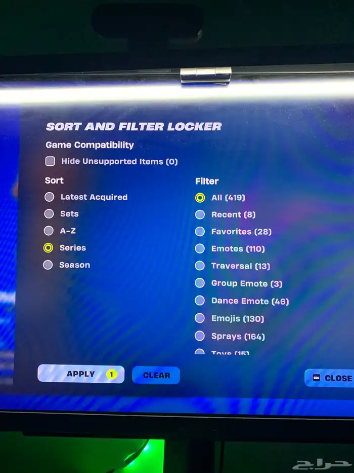 حساب سوني فيه فورت يوزر خماسي اثنين تكرار RGGFI مع ترافيس 44