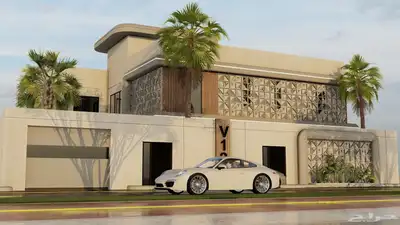 تصميم معماري مخططات واجهات وحدائق 1