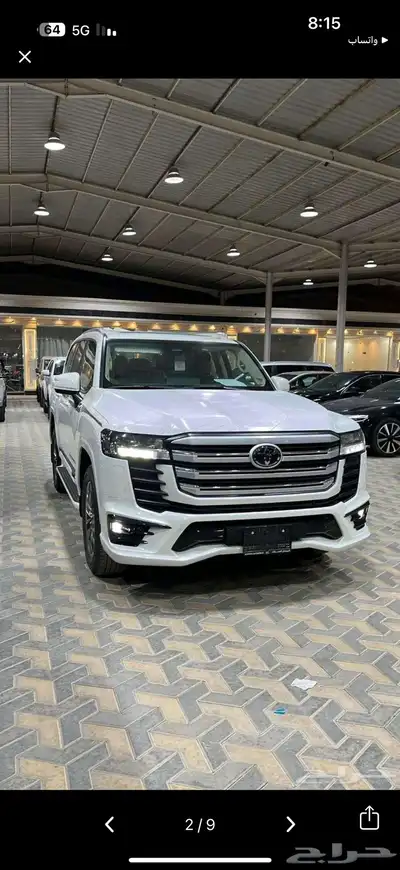 متوفر لاندكروزر جكسار رقم 5 خليجي 2025 بنزين اصفار 0