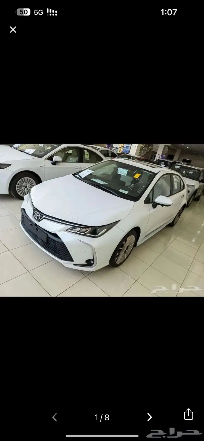 تويوتا كورلااقساط للبيع قطاع خاص 1