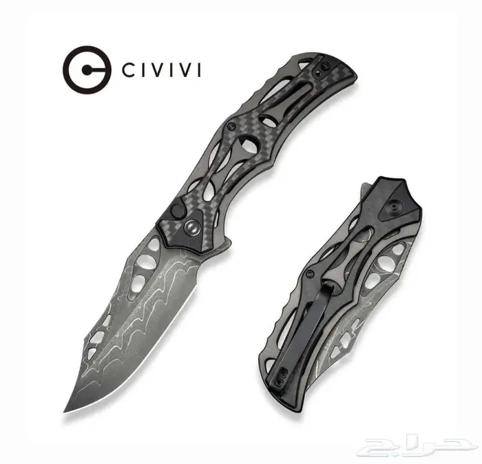 سكين CIVIVI Biophase دمشقي نادر 5