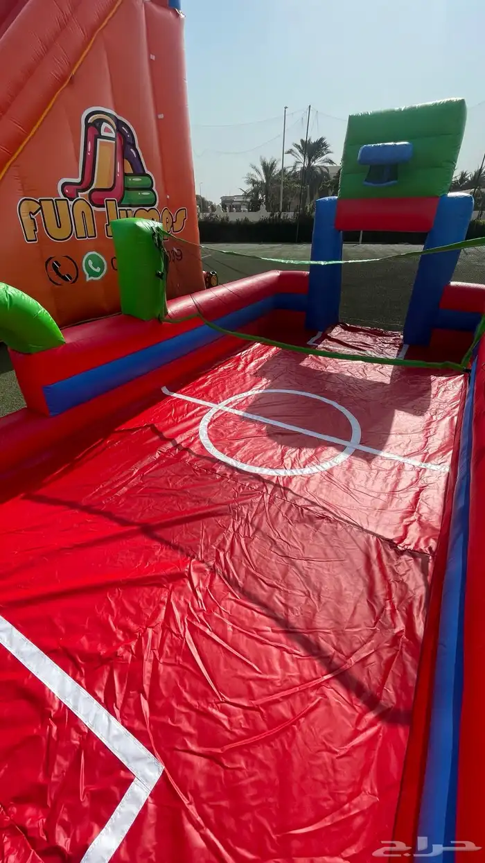 إيجار ملعب صابوني بسعر خيالي منfun jumps( 3 العاب في لعبة 1) 5