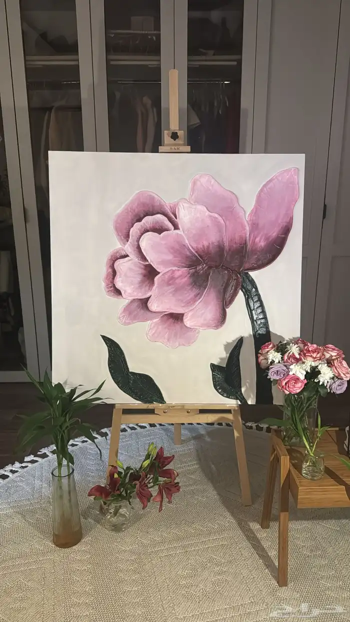 لوحة جداريه بالجبس والاكريليك 2