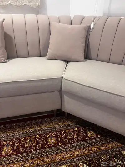 كنب متصل 4 قطع شبه جديد استخدام اقل من سنه 1