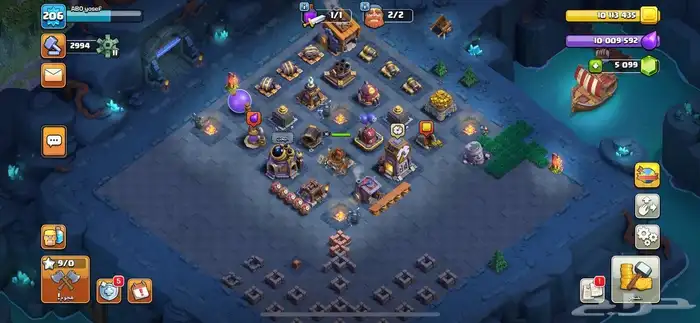قرية كلاش اوف كلانس تاون هول 16 شبه ماكس Clash of Clans 8