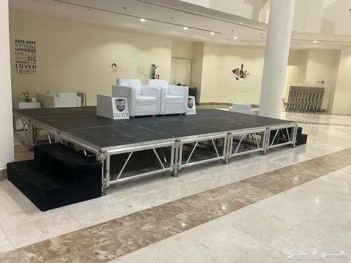 تأجير مسارح الخشب شاشات العرض سماعات 0