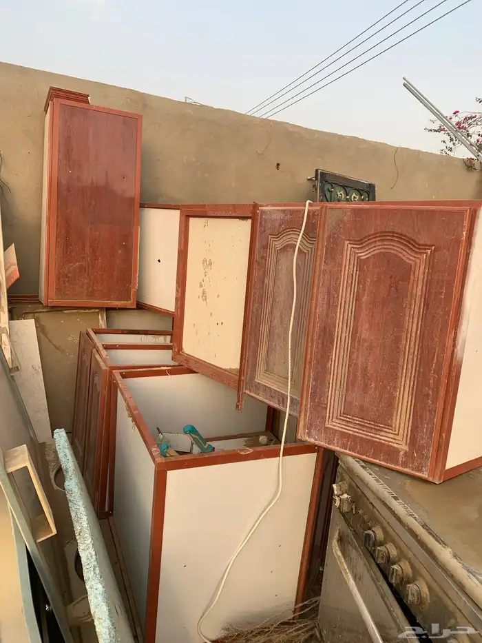 دولاب مطبخ للبيع مع غاز منزلي 0