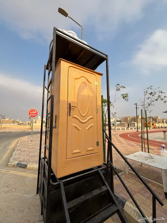 دكة حديد قواعد حديد حمام فايبر متنقل 11