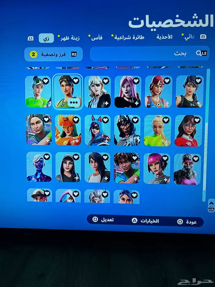 حساب فورت نايت امريكي 153 سكن الحساب فيه من السيزون العاشر 3