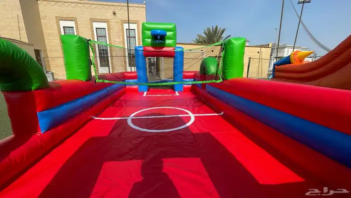 إيجار ملعب صابوني بسعر خيالي منfun jumps( 3 العاب في لعبة 1) 3