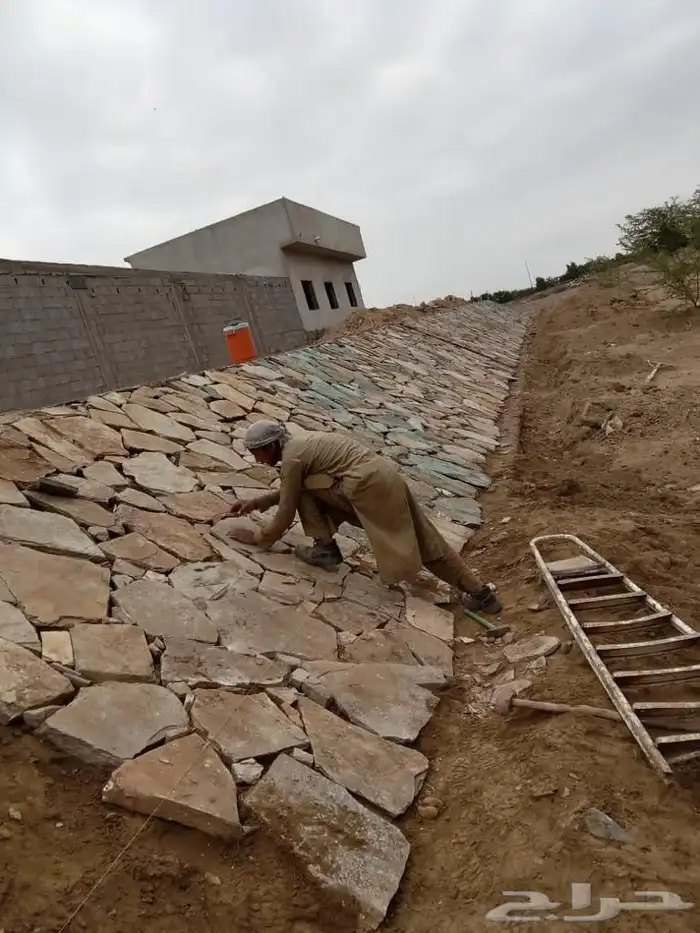 اعمال تدبيش الاحجار والجابيون والربراب 2
