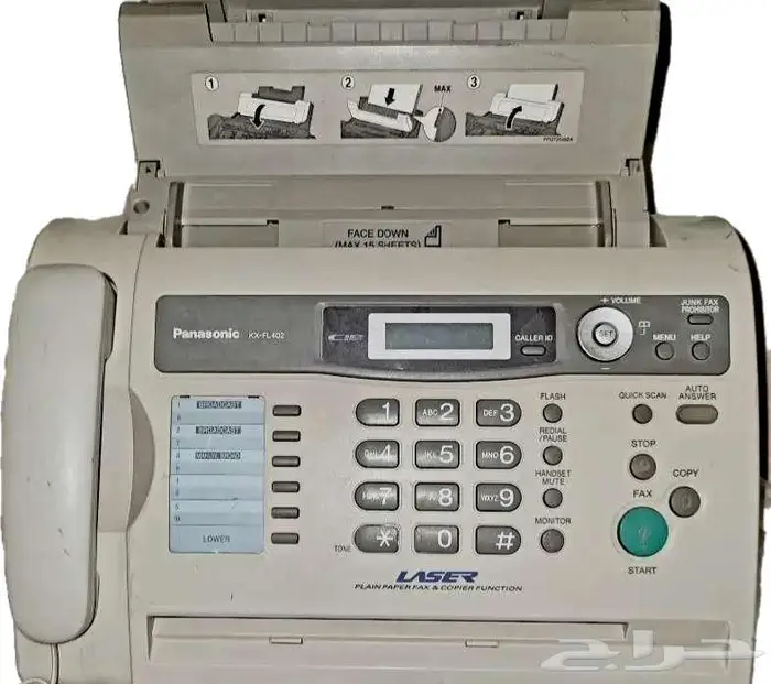 فاكس وسنترال باناسونيك وهاتف أساسي 1