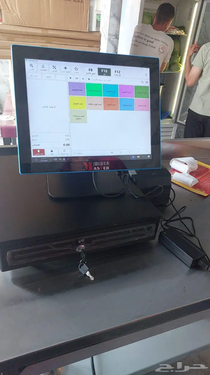 كاشيرمتكامل 1888 ريال   جهاز لمس Core i5 1