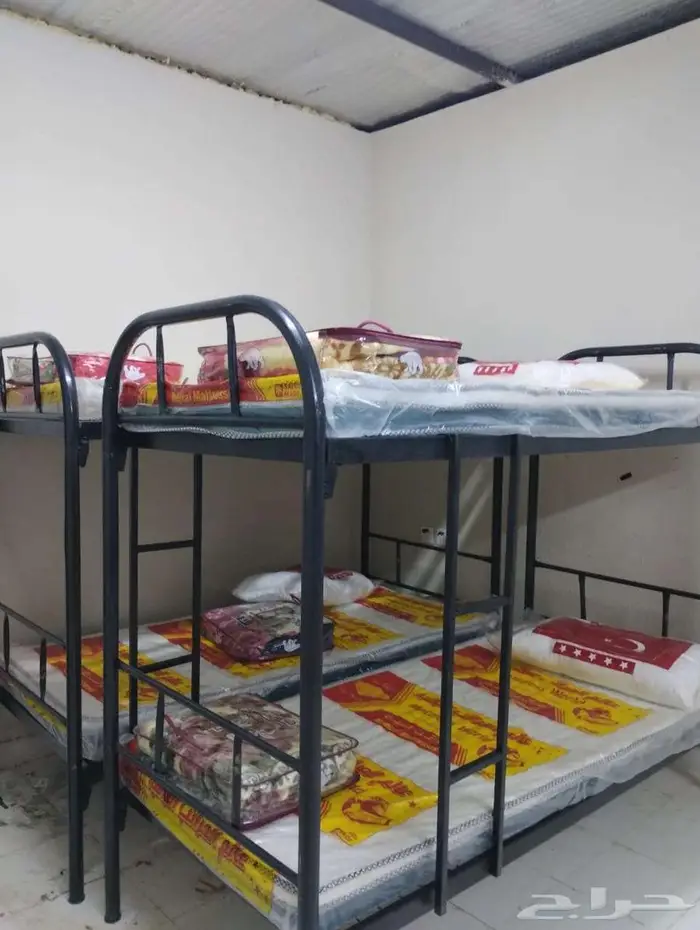 سراير حديد دورين ونفر مراتب ضغط 60 بطانيات جمله 0