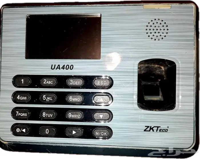 شاشة انتركوم comax كورية وجهاز بصمة zkteco 0