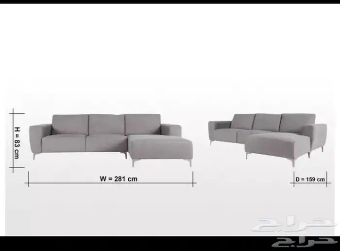 كنبة ركنية مودرن للبيع بسعر مناسب 2