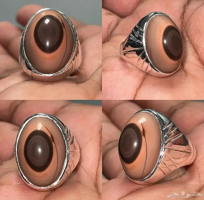 خاتم عقيق للحبة 485 0