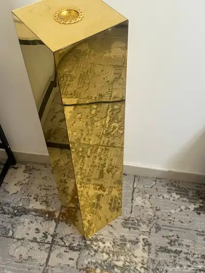 مبخره مجمر ذهبي طويل 0