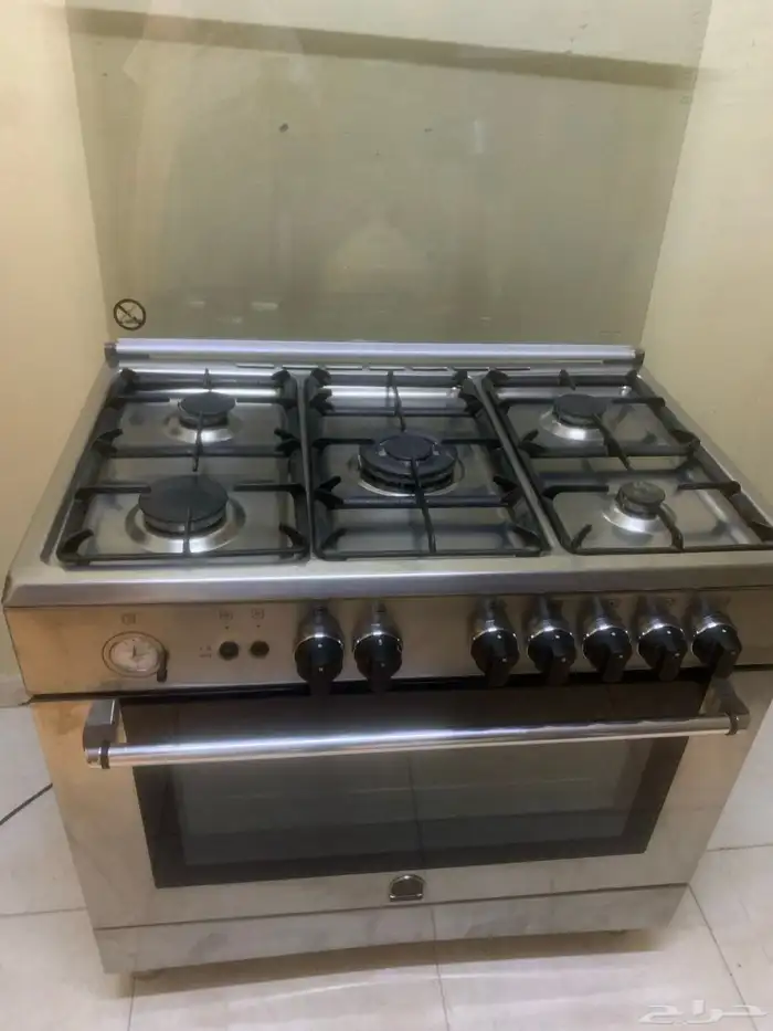 فرن غاز ايطالي60 90 مروحة داخل الفرن اشعال ذاتي امان كامل 6