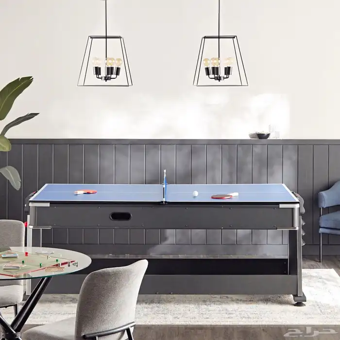 طاولة بلياردو متعددة الوظائف 4 في 1  7قدم لاستخدام عائلية 15