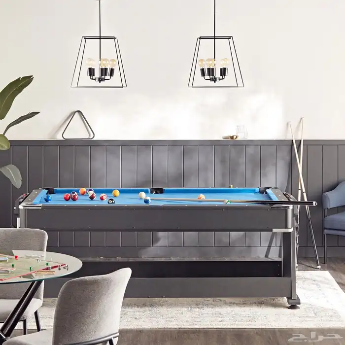 طاولة بلياردو متعددة الوظائف 4 في 1  7قدم لاستخدام عائلية 23