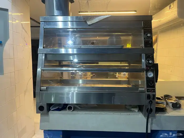 ثلاجة كونتر مع سخان بروستد 0