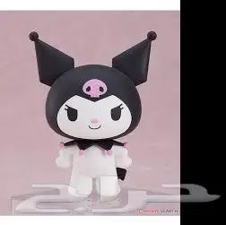 كورومي ( Kuromi ) ارنب ابيض بقبعه مهرج سوداء جمجمه ورديه 1