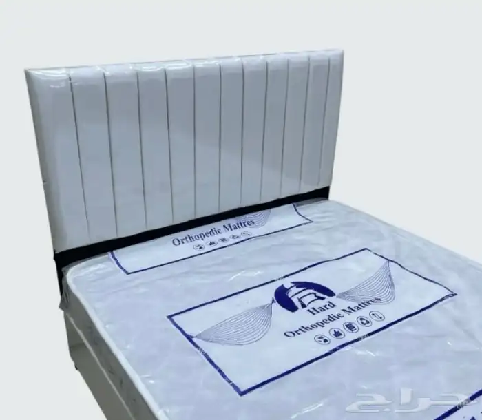 سرير خشب نفر ونص مع المرتبه نوعيه ممتازة وبسعر مناسب جدا 1