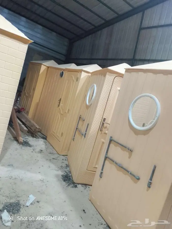 حمامات فيبر جلاس متنقلة 6
