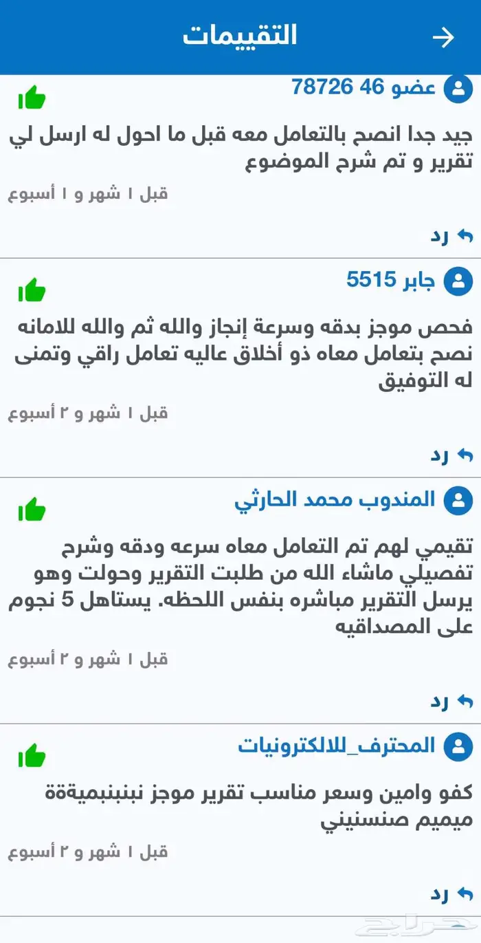 الان تقرير موجز اقل سعر شاهد (600تقييم) 4
