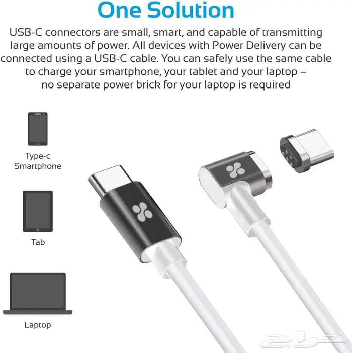 كابل ماك مغناطيسي ذكي   أمان  سرعة  وأناقة 6