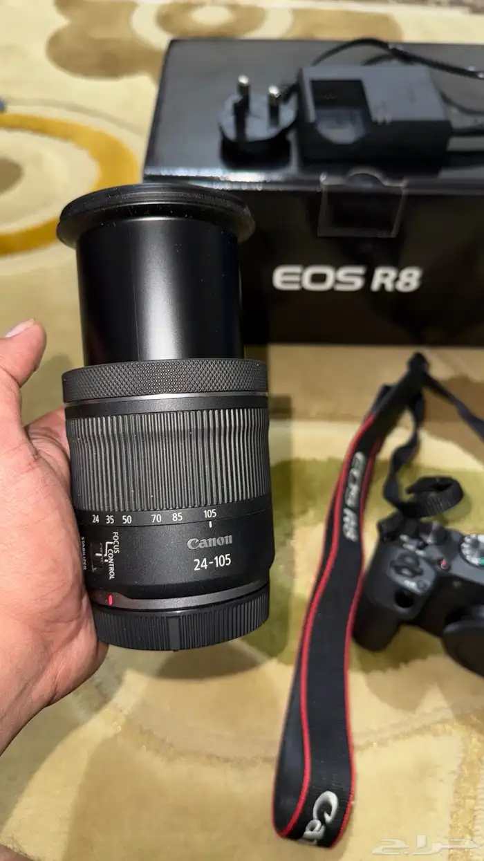 كانون R8 عدسه 24-105mm للبيع 0